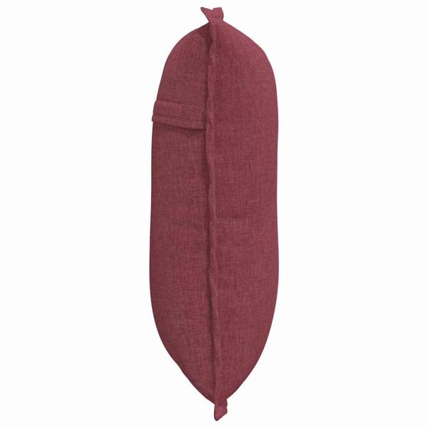 Rückenkissen Weinrot 50 x 19 x 45 cm Stoff