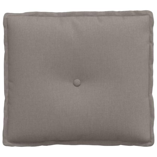 Rückenkissen Taupe 50 x 19 x 45 cm Stoff