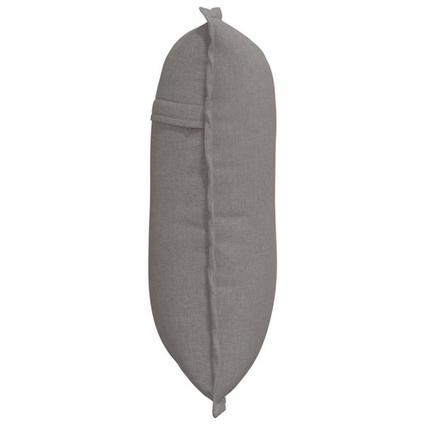 Rückenkissen Taupe 50 x 19 x 45 cm Stoff