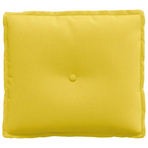 Rückenkissen Helles Gelb 50 x 19 x 45 cm Stoff