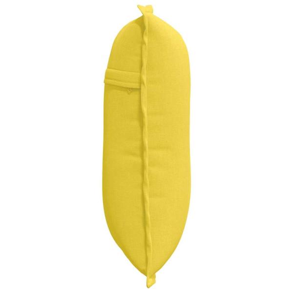 Rückenkissen Helles Gelb 50 x 19 x 45 cm Stoff
