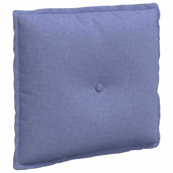 Rückenkissen Jeans blau 50 x 19 x 45 cm Stoff