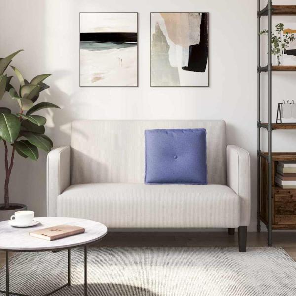 Rückenkissen Jeans blau 50 x 19 x 45 cm Stoff