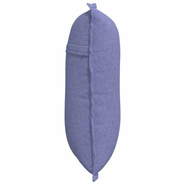 Rückenkissen Jeans blau 50 x 19 x 45 cm Stoff