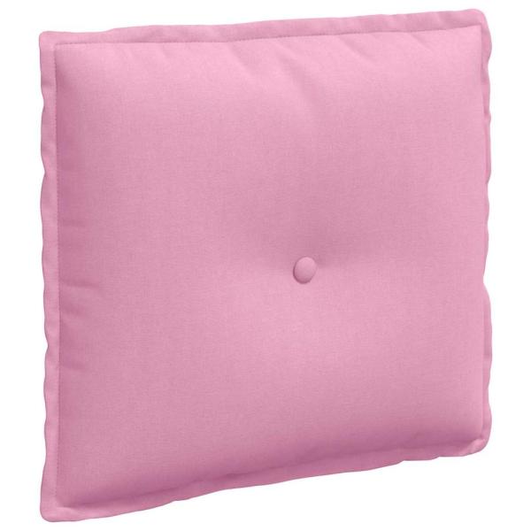 Rückenkissen Rosa 50 x 19 x 45 cm Stoff