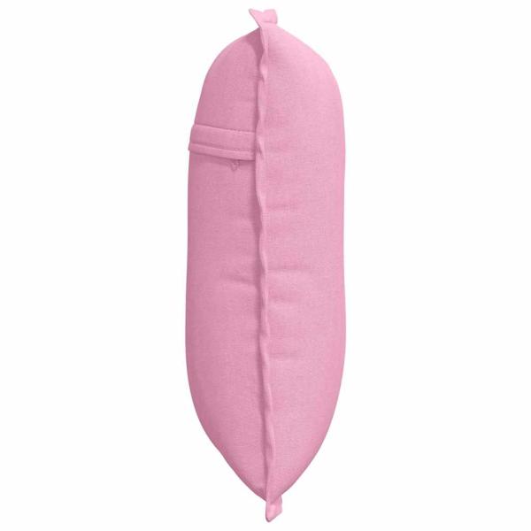 Rückenkissen Rosa 50 x 19 x 45 cm Stoff