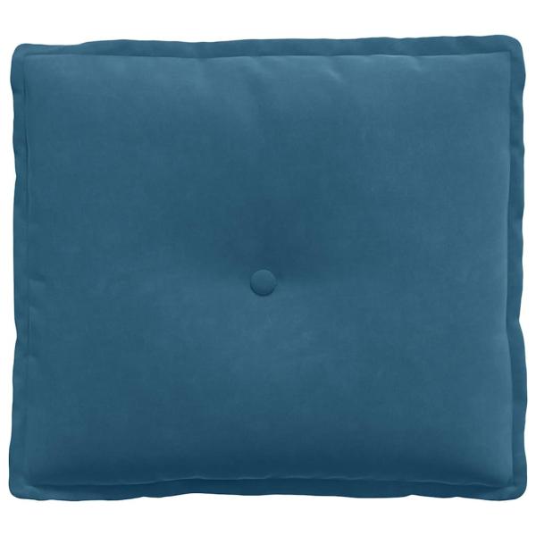 Rückenkissen Blau 50 x 45 cm Cordstoff