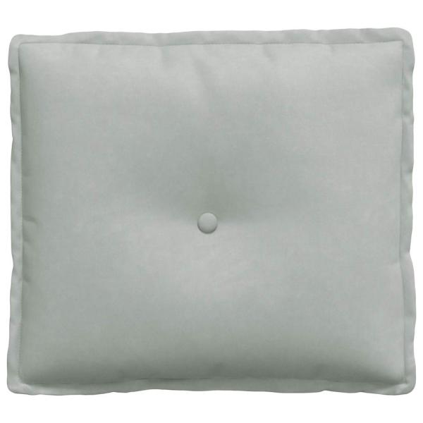 Rückenkissen Hellgrau 50 x 45 cm Cordstoff