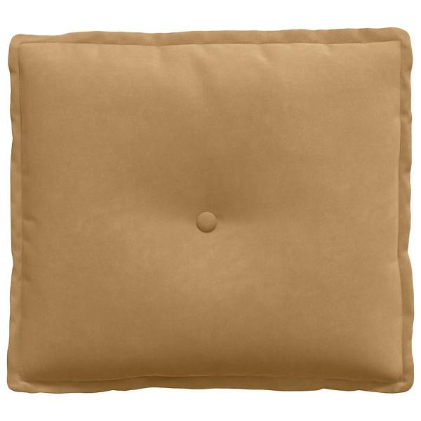 Rückenkissen Braun 50 x 45 cm Cordstoff