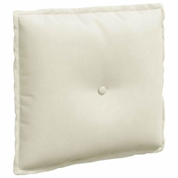 Rückenkissen Creme 50 x 45 cm Cordstoff