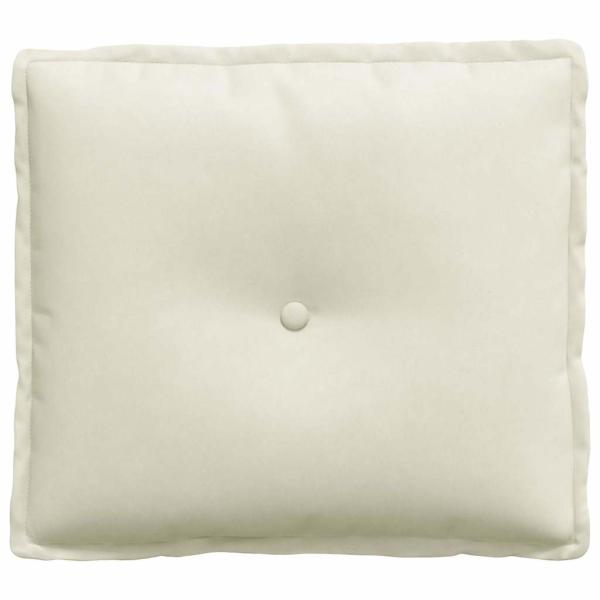 Rückenkissen Creme 50 x 45 cm Cordstoff