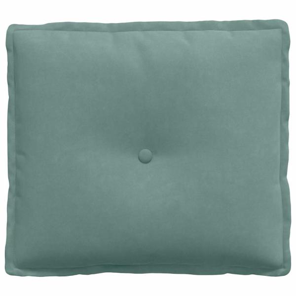 Rückenkissen Meergrün 50 x 45 cm Cordstoff