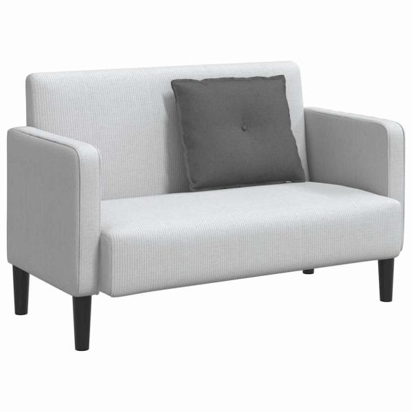 Rückenkissen Dunkelgrau 60 x 19 x 50 cm Stoff
