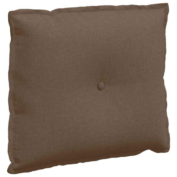 Rückenkissen Braun 60 x 19 x 50 cm Stoff