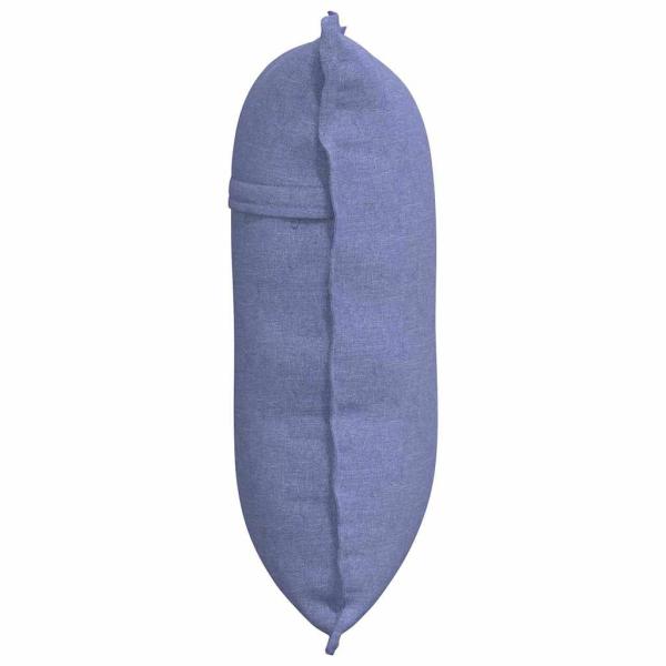 Rückenkissen Jeans blau 60 x 19 x 50 cm Stoff