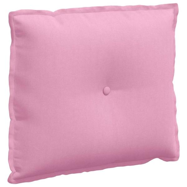 Rückenkissen Rosa 60 x 19 x 50 cm Stoff