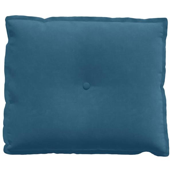 Rückenkissen Blau 60 x 50 cm Cordstoff