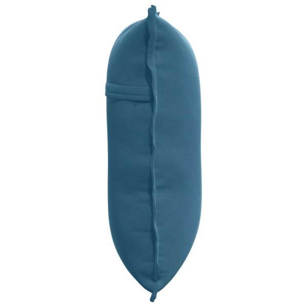 Rückenkissen Blau 60 x 50 cm Cordstoff
