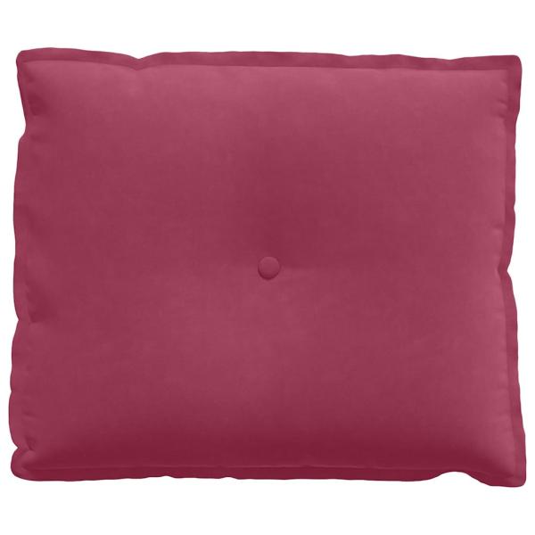Rückenkissen Weinrot 60 x 50 cm Cordstoff