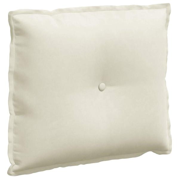 Rückenkissen Creme 60 x 50 cm Cordstoff