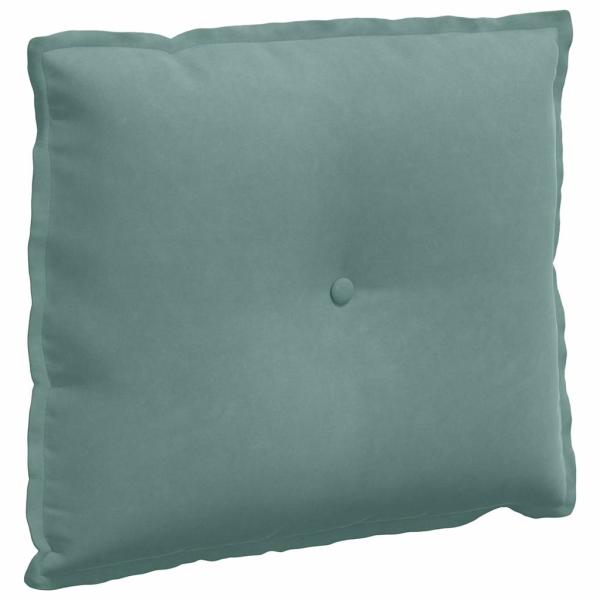 Rückenkissen Meergrün 60 x 50 cm Cordstoff