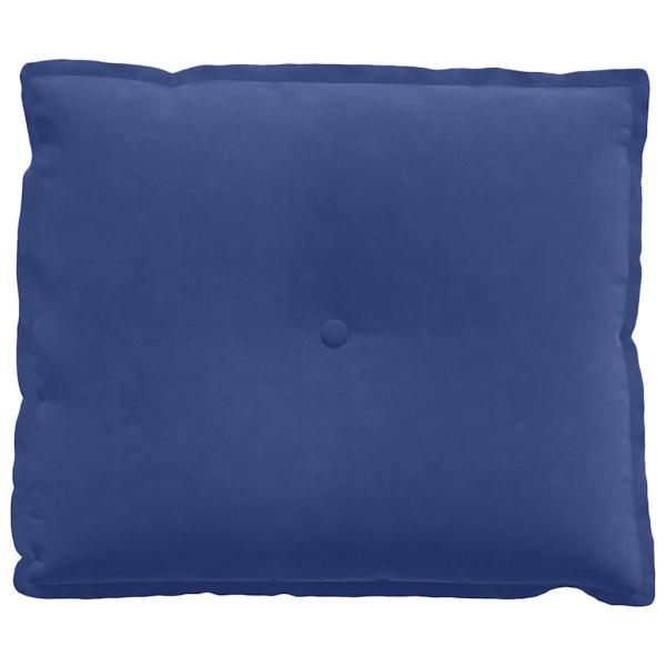 Rückenkissen Polizeiblau 60 x 50 cm Cordstoff