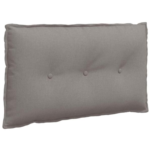 Rückenkissen Taupe 80 x 19 x 50 cm Stoff