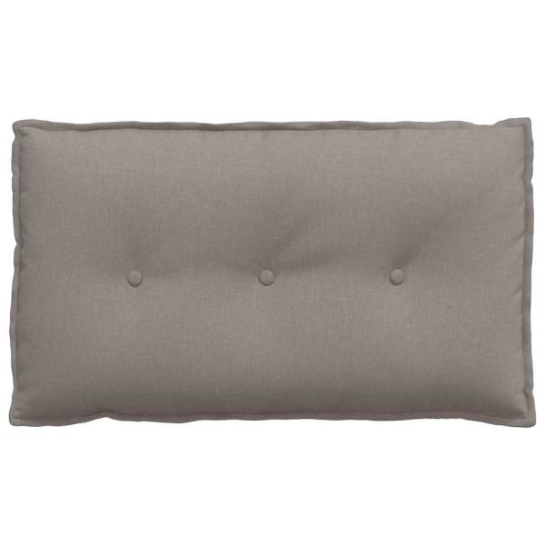 Rückenkissen Taupe 80 x 19 x 50 cm Stoff