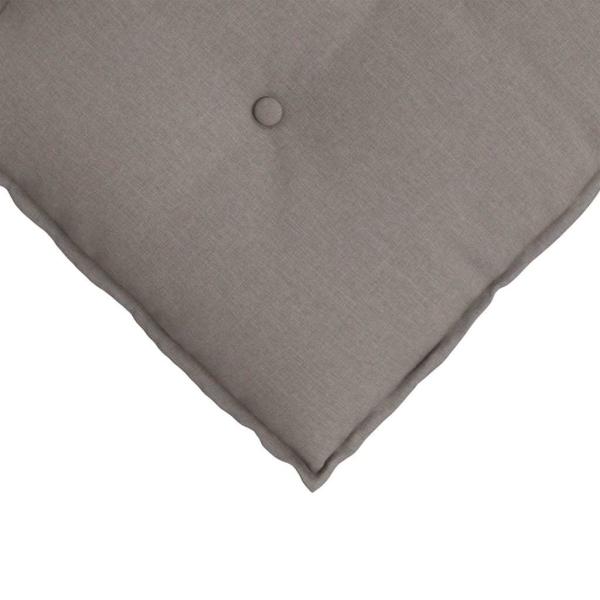 Rückenkissen Taupe 80 x 19 x 50 cm Stoff