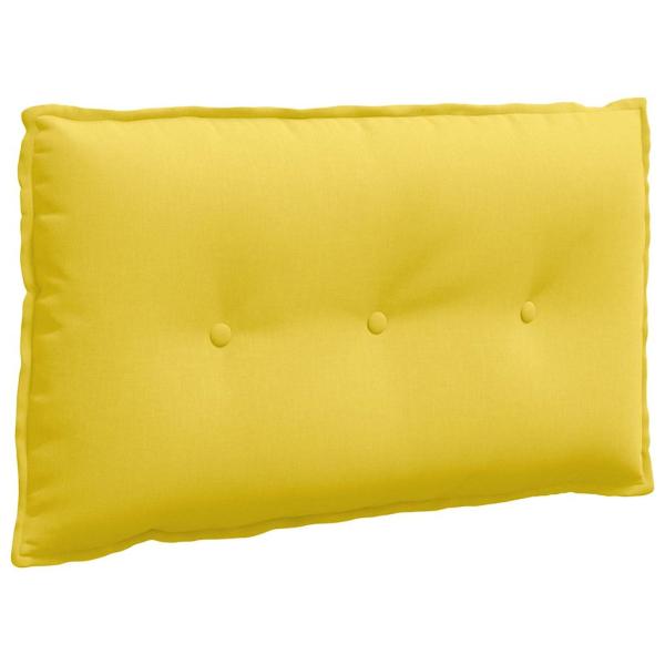 Rückenkissen Helles Gelb 80 x 19 x 50 cm Stoff