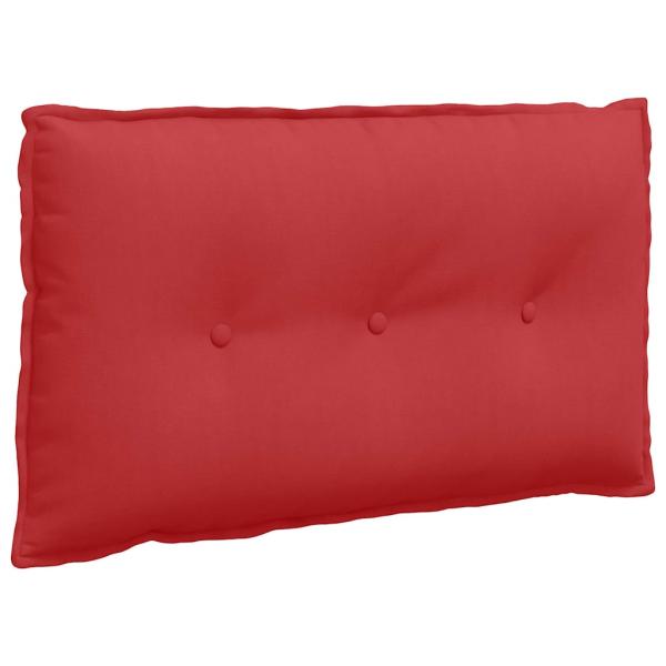 Rückenkissen Rot 80 x 19 x 50 cm Stoff