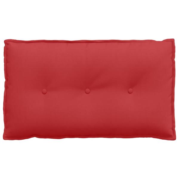 Rückenkissen Rot 80 x 19 x 50 cm Stoff