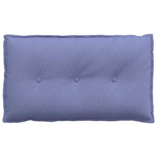 Rückenkissen Jeans blau 80 x 19 x 50 cm Stoff