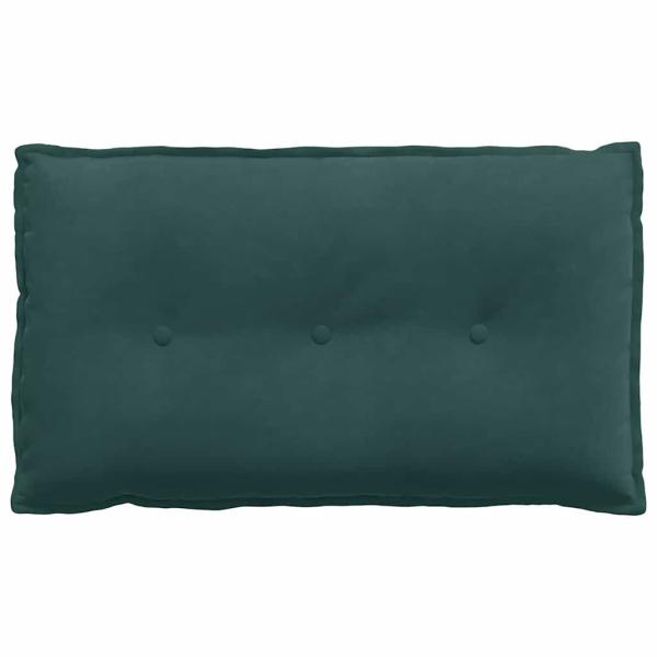 Rückenkissen Dunkelgrün 80 x 50 cm Cordstoff