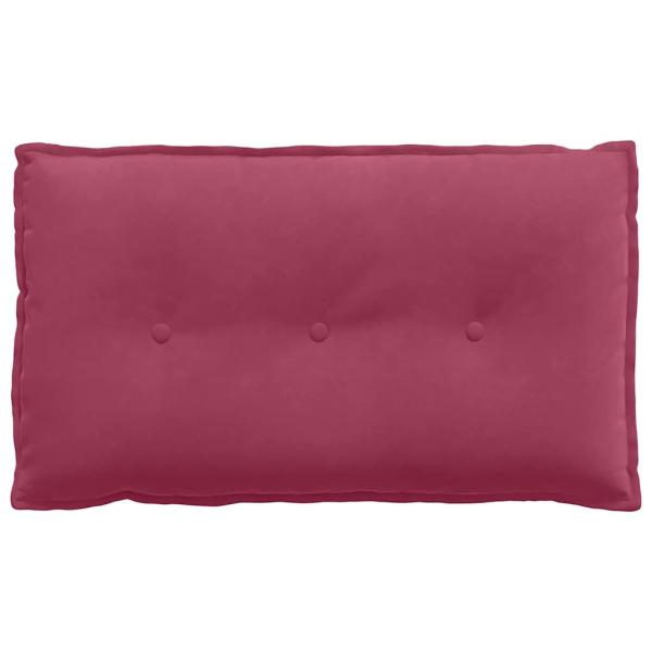 Rückenkissen Weinrot 80 x 50 cm Cordstoff