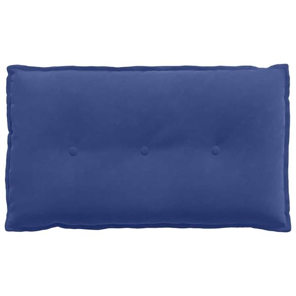 Rückenkissen Polizeiblau 80 x 50 cm Cordstoff