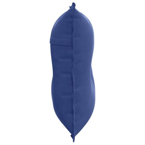 Rückenkissen Polizeiblau 80 x 50 cm Cordstoff