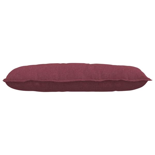 Rückenkissen Weinrot 100 x 19 x 50 cm Stoff
