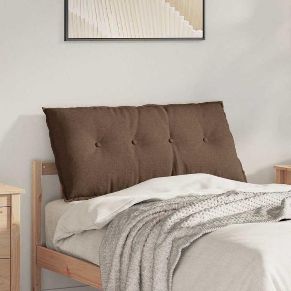ARDEBO.de - Rückenkissen Braun 100 x 19 x 50 cm Stoff