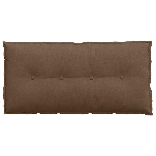 Rückenkissen Braun 100 x 19 x 50 cm Stoff