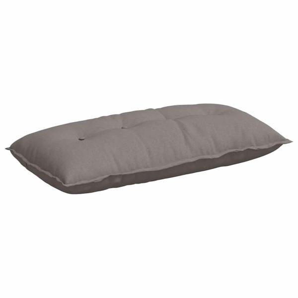 Rückenkissen Taupe 100 x 19 x 50 cm Stoff