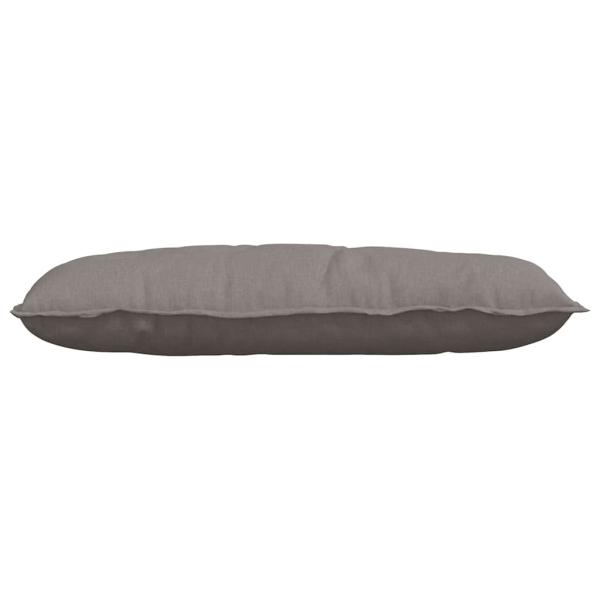 Rückenkissen Taupe 100 x 19 x 50 cm Stoff