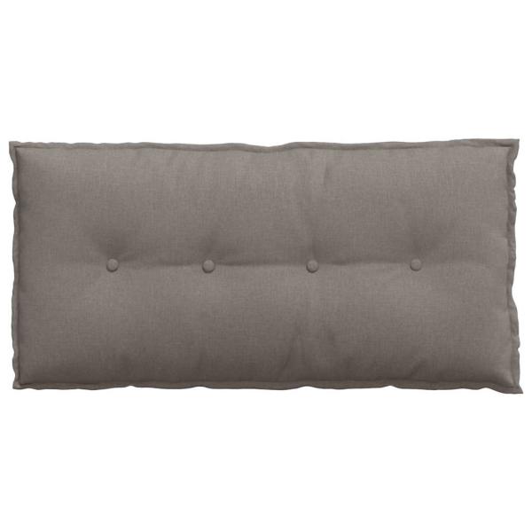 Rückenkissen Taupe 100 x 19 x 50 cm Stoff