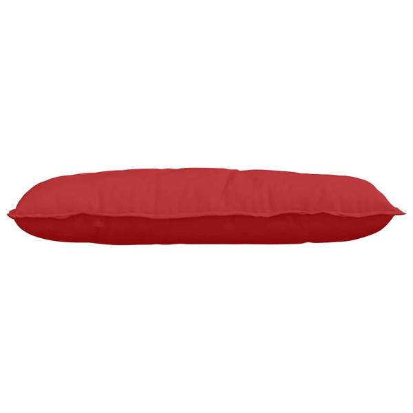 Rückenkissen Rot 100 x 19 x 50 cm Stoff