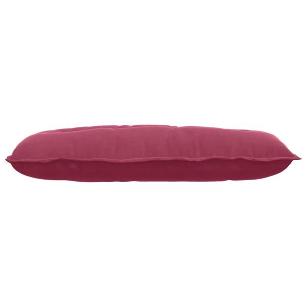Rückenkissen Weinrot 100 x 50 cm Cordstoff