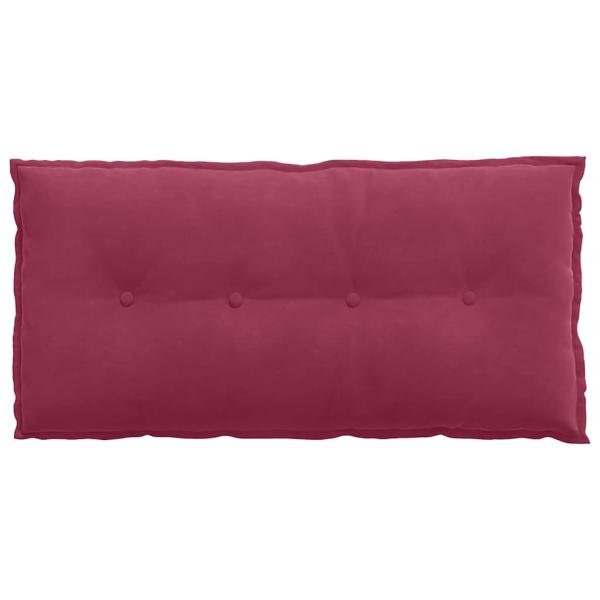 Rückenkissen Weinrot 100 x 50 cm Cordstoff