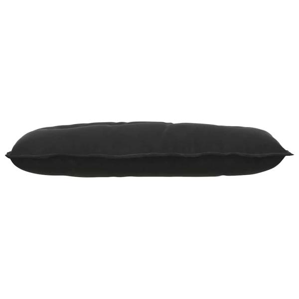 Rückenkissen Schwarz 100 x 50 cm Cordstoff