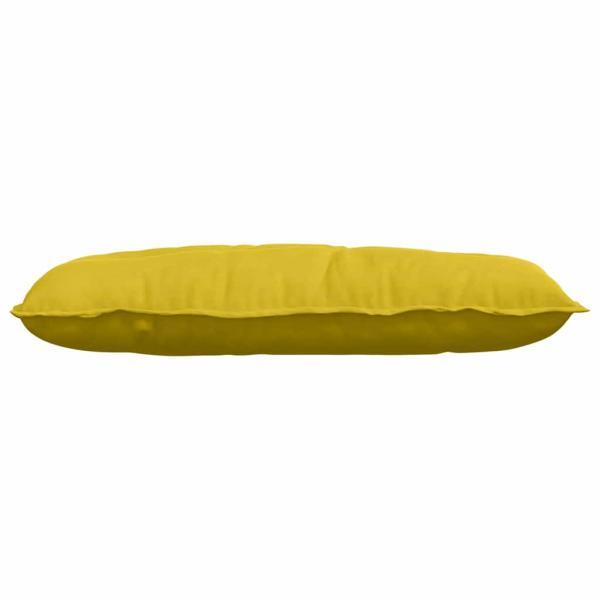 Rückenkissen Gelb 100 x 50 cm Cordstoff