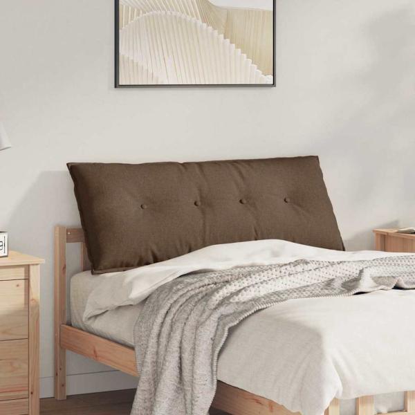 ARDEBO.de - Rückenkissen Braun 120 x 19 x 50 cm Stoff