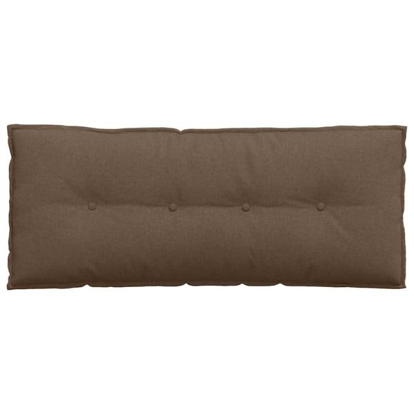 Rückenkissen Braun 120 x 19 x 50 cm Stoff